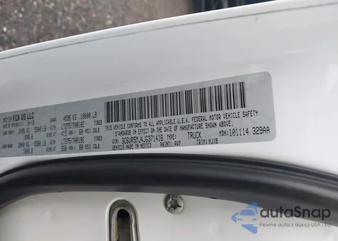 2018 Ram 2500 Big Horn 4X4 6'4 Box z USA, uszkodzony, nr VIN 3C6UR5MJ4JG371416